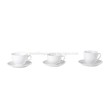 220cc Coupe Porcelain Coffee Set Cup with Plate